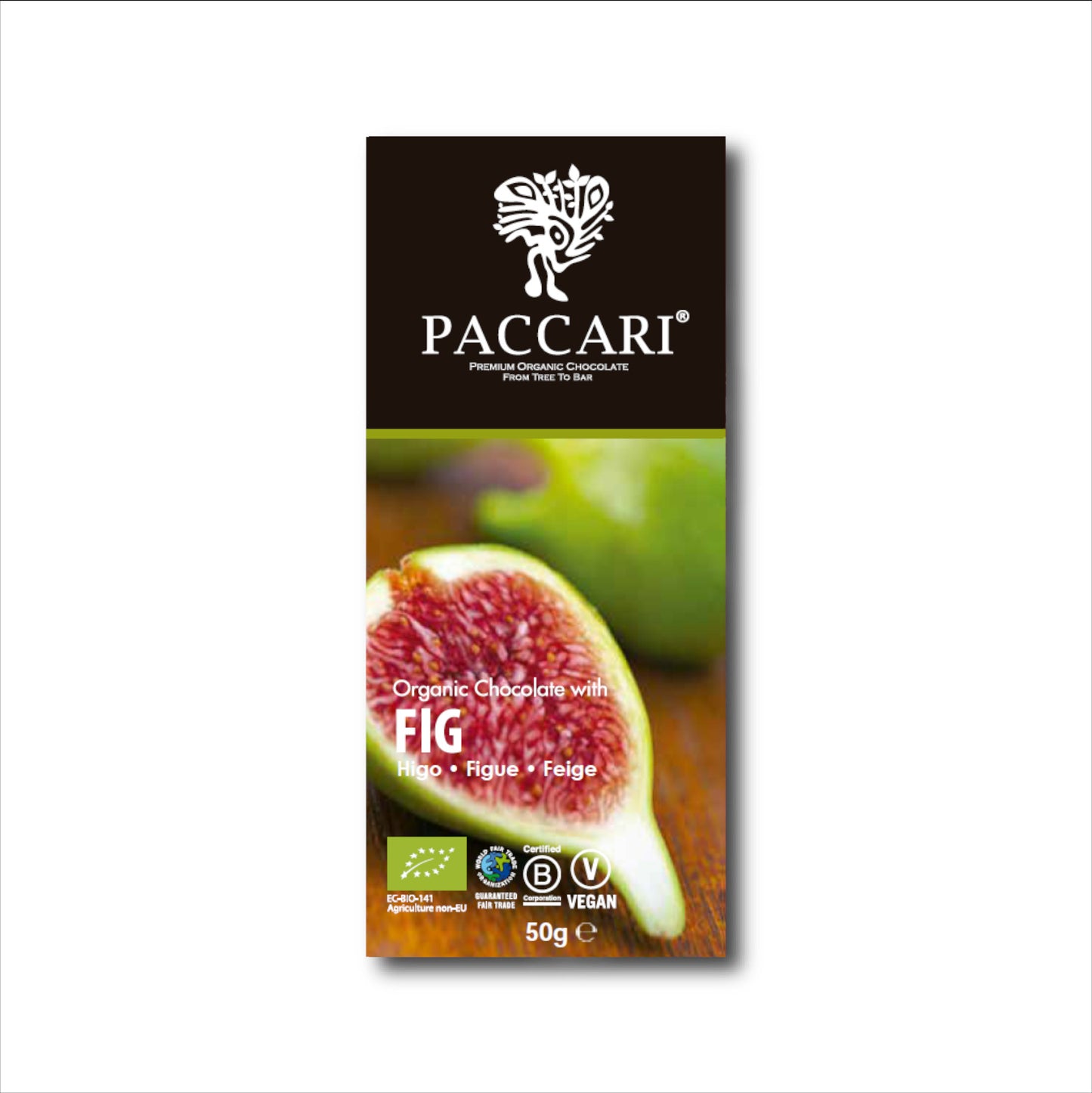 60% Organic Fig Dark Chocolate
