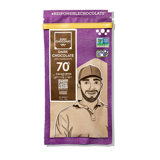 Dark Chocolate 70% cacao & specialty coffee