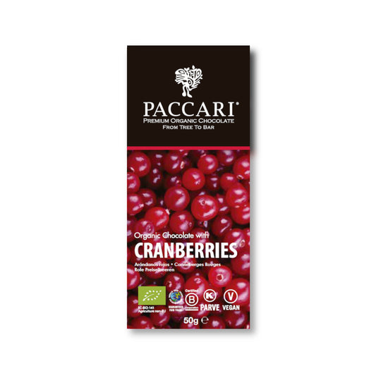 60% Organic Cramberry Dark Chocolate